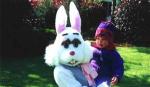 My granddaughter, Suzy at the 2001 Easter Parade and Egg Hunt 
